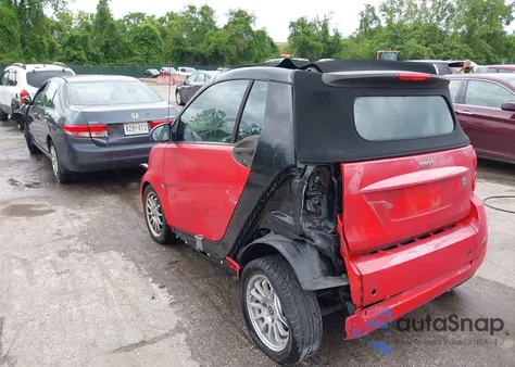 2012 Smart Fortwo Passion из США, поврежденный, VIN WMEEK3BA2CK559941